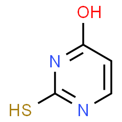 2(1H)-Pyrimidinethione, 6-hydroxy- (9CI) structure