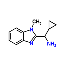 1-Cyclopropyl-1-(1-methyl-1H-benzimidazol-2-yl)methanamine picture