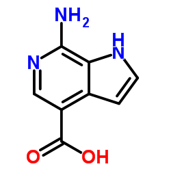 7-Amino-1H-pyrrolo[2,3-c]pyridine-4-carboxylic acid Structure