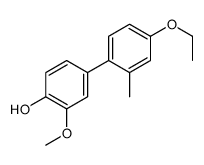 4-(4-ethoxy-2-methylphenyl)-2-methoxyphenol结构式