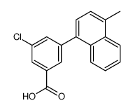 3-chloro-5-(4-methylnaphthalen-1-yl)benzoic acid Structure
