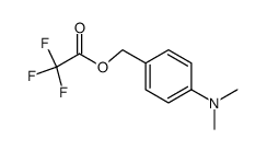 4-(dimethylamino)benzyl 2,2,2-trifluoroacetate结构式