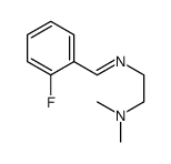 2-[(2-fluorophenyl)methylideneamino]-N,N-dimethylethanamine Structure