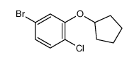 4-BROMO-1-CHLORO-2-(CYCLOPENTYLOXY)BENZENE picture