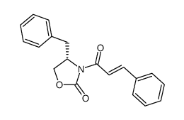 (S)-4-benzyl-3-(6-(benzyloxy)hex-2-enoyl)oxazolidin-2-one结构式