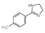 2-(4-methylphenyl)-4,5-dihydro-1H-imidazole结构式