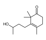 3-(3-hydroxybutyl)-2,2,4-trimethylcyclohex-3-en-1-one结构式