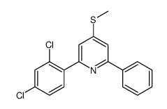 2-(2,4-dichlorophenyl)-4-methylsulfanyl-6-phenylpyridine Structure