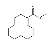 methyl (1Z)-cyclododec-1-ene-1-carboxylate结构式