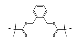 Bis(dithiopivalinsaeure)-1,2-xylylenester Structure