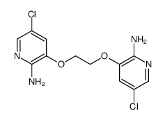 2-Amino-3-{2-[(2-Amino-5-chloropyridin-3-yl)oxy]ethoxy}-5-chloropyridine结构式