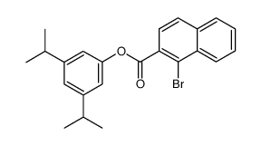 3,5-diisopropylphenyl 1-bromo-2-naphthoate结构式