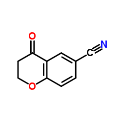 4-oxochroman-6-carbonitrile Structure