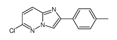6-chloro-2-(4-methylphenyl)imidazo[1,2-b]pyridazine结构式