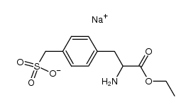 ethyl 4-(sulfomethyl)-D,L-phenylalaninate Structure
