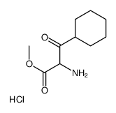 Methyl 2-amino-3-cyclohexyl-3-oxopropanoate hydrochloride结构式