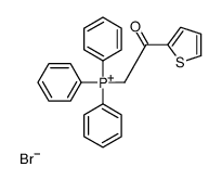 (2-oxo-2-thiophen-2-ylethyl)-triphenylphosphanium,bromide Structure