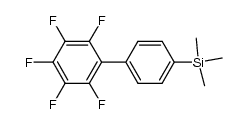 2,3,4,5,6-pentafluoro-4'-trimethylsilylbiphenyl结构式