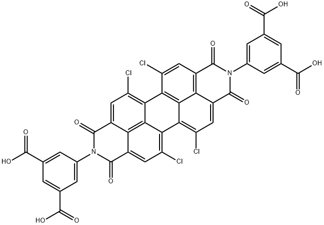 1,6,7,12-tetrachloropylene di-m-phthalic acid amide structure