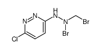 3-(2,3-dibromomethylenehydrazino)-6-chloropyridazine结构式