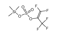 perfluoroprop-1-en-2-yl (trimethylsilyl) sulfate结构式