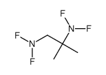 1,2-Bis(difluoroamino)-2-methylpropane结构式
