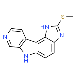 Pyrido[4,3:4,5]pyrrolo[3,2-e]benzimidazole,1,6-dihydro-2-(methylthio)- Structure