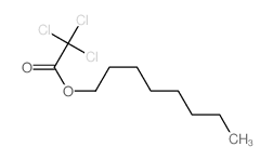 Acetic acid,2,2,2-trichloro-, octyl ester structure