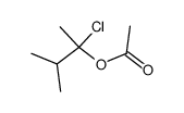 Essigsaeure-(1-chlor-1,2-dimethyl-propylester)结构式