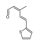 3-methyl-5-thiophen-2-ylpenta-2,4-dienal结构式