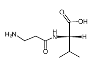 H-β-Ala-Val-OH Structure