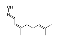 cis-3,7-dimethyl-2,6-octadienoxime结构式