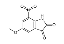 5-methoxy-7-nitroisatin Structure