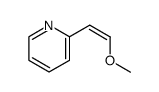 Pyridine,2-[(1Z)-2-methoxyethenyl]-(9CI) structure