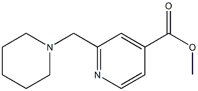 2-Piperidin-1-ylmethyl-isonicotinic acid methyl ester Structure