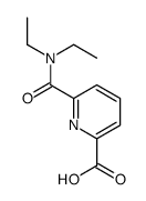 6-(diethylcarbamoyl)pyridine-2-carboxylic acid结构式