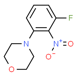 4-(3-Fluoro-2-nitrophenyl)morpholine structure