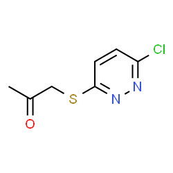 1-[(6-Chloro-3-pyridazinyl)thio]propan-2-one结构式