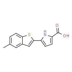 5-(5-Methylbenzo[b]thiophen-2-yl)-1H-pyrrole-2-carboxylic acid picture