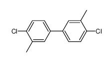 4,4'-dichloro-3,3'-dimethyl-biphenyl结构式