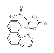 zinc,acetic acid,1,10-phenanthroline-1,10-diide结构式