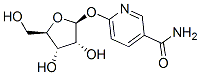 3-Pyridinecarboxamide, 6-(.beta.-D-ribofuranosyloxy)- Structure