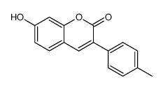 7-hydroxy-3-(p-tolyl)-2H-chromen-2-one Structure