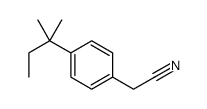 2-(4-(叔戊基)苯基)乙腈结构式