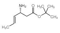 TERT-BUTYL (3R)-3-AMINO-4-HEXENOATE Structure