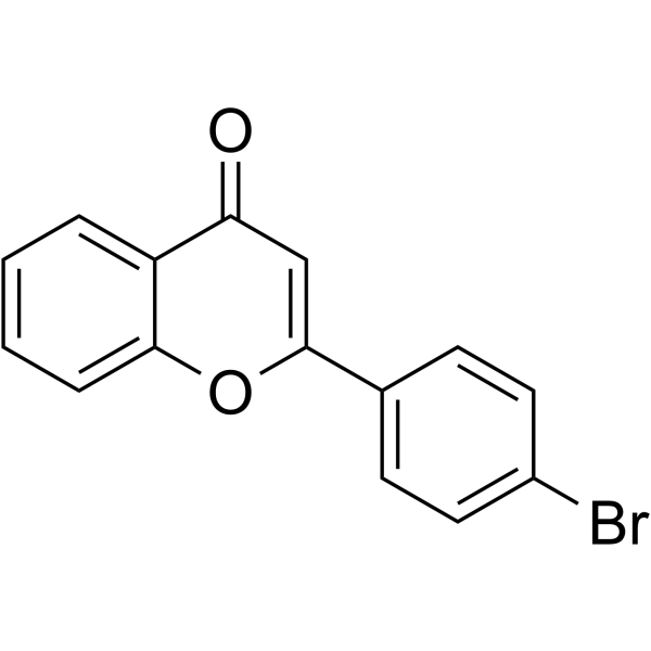 4-溴黄酮结构式