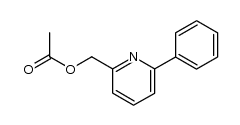 2-(acetoxymethyl)-6-phenylpyridine Structure