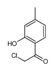 Ethanone, 2-chloro-1-(2-hydroxy-4-methylphenyl)- (9CI) Structure