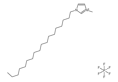 3-METHYL-1-OCTADECYLIMIDAZOLIUM HEXAFLUOROPHOSPHATE Structure