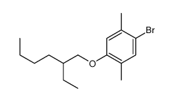 1-bromo-4-(2-ethylhexoxy)-2,5-dimethylbenzene结构式